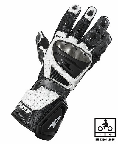 GIMOTO GP6 RACING HANDSCHUHE - Weiss