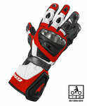 GIMOTO GP6 RACING HANDSCHUHE - Rot